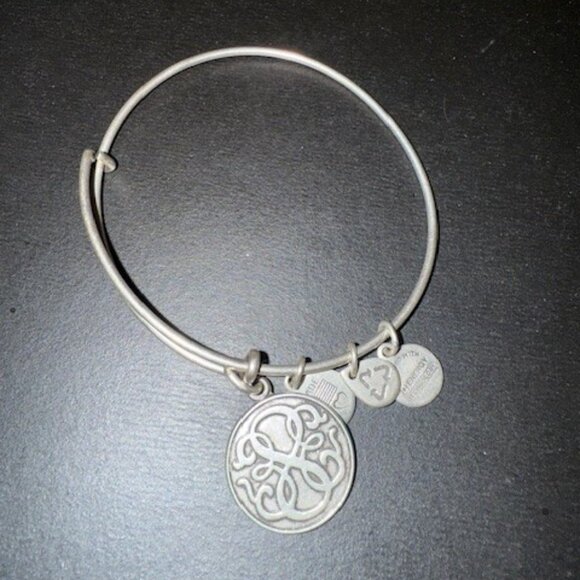 Set of 10 ALEX AND ANI Bracelets bangles- silver, various designs - Picture 5 of 7